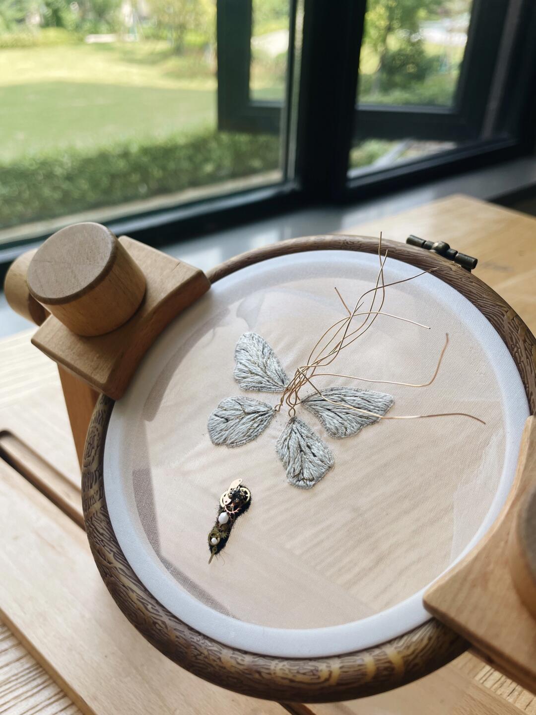 Blue Butterfly：Brooch/Hairband /Necklace