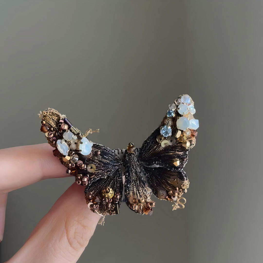 Black Gold Butterfly：Brooch/Hairband /Necklace