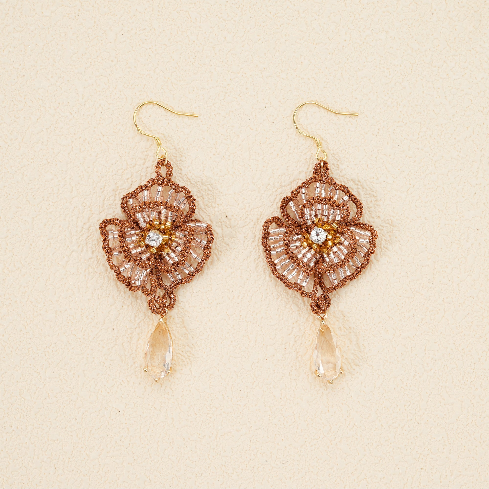 Camellia Flower Earrings