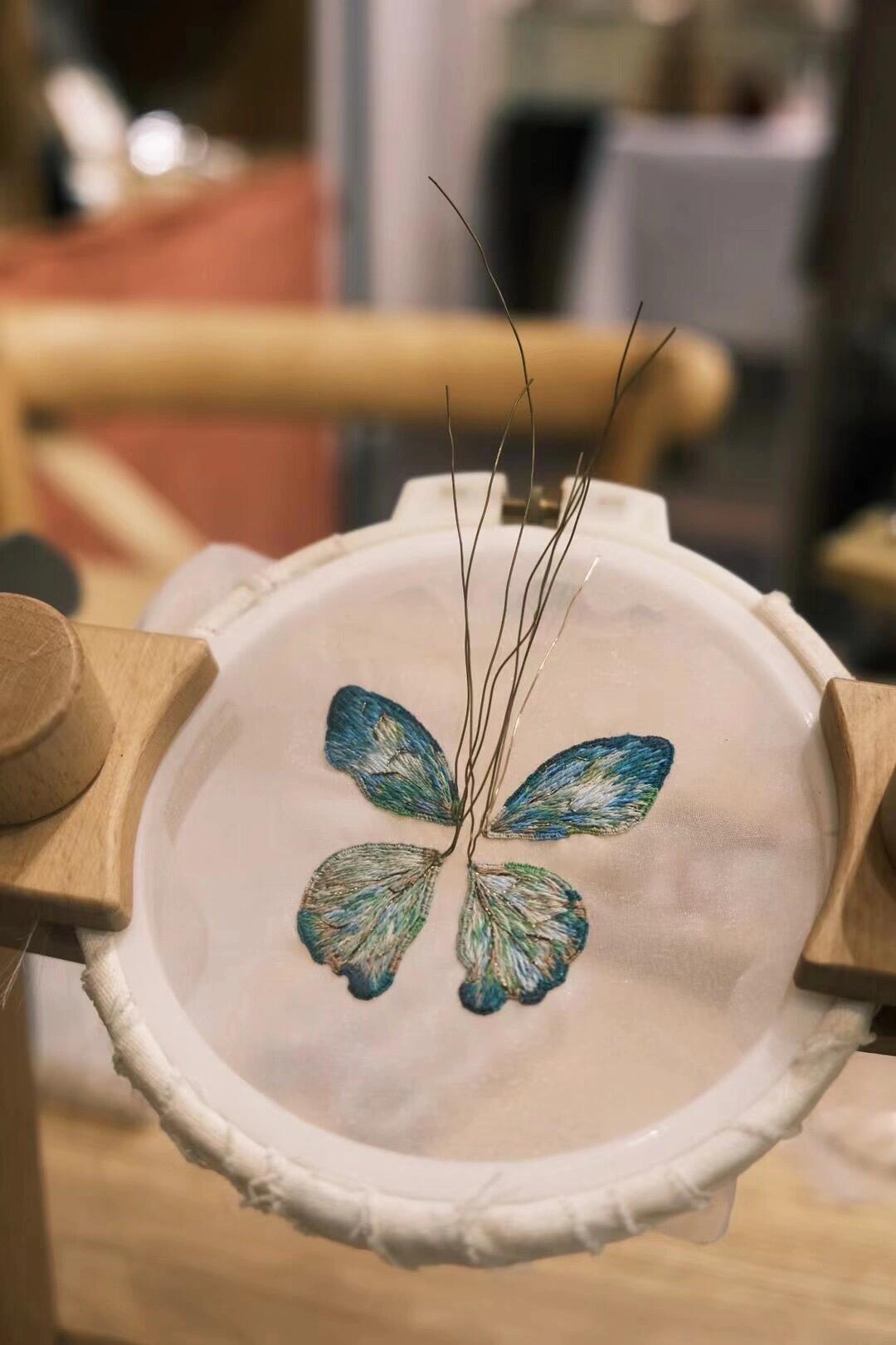 Blue Butterfly：Brooch/Hairband /Necklace