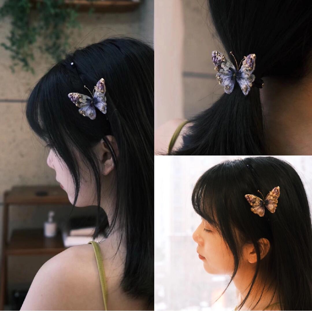 Purple Butterfly：Brooch/Hairband /Necklace