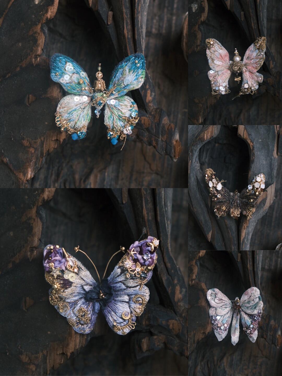 Punk Butterfly：Brooch/Hairband /Necklace