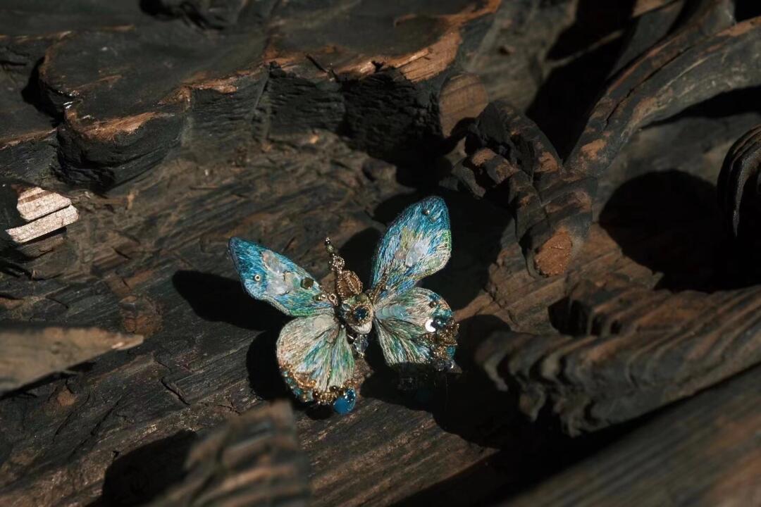 Blue Butterfly：Brooch/Hairband /Necklace